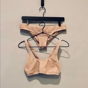 Peachy Pink Bikini Set